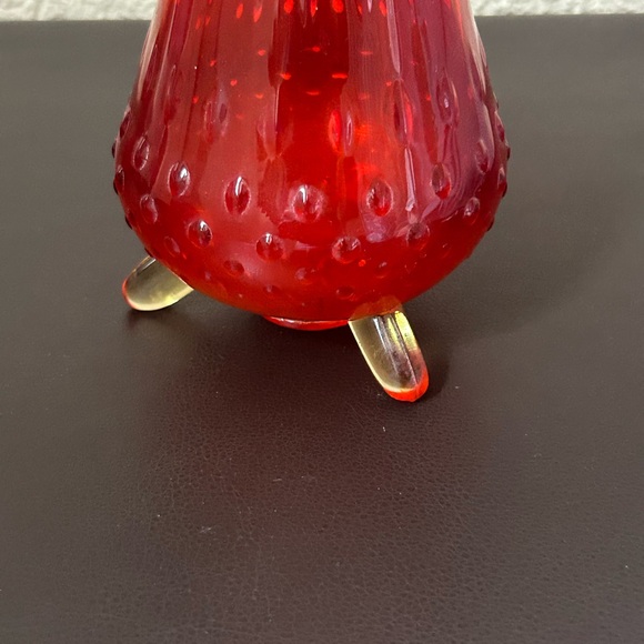 MCM L.E. Smith Amberina Vase - Picture 6 of 11